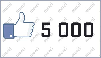 Vous êtes plus de 5 000 à nous suivre sur Facebook